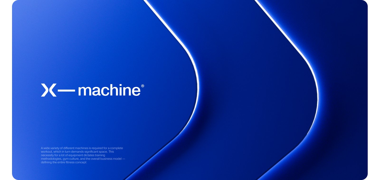 Синяя волна со словомаркой x—machine